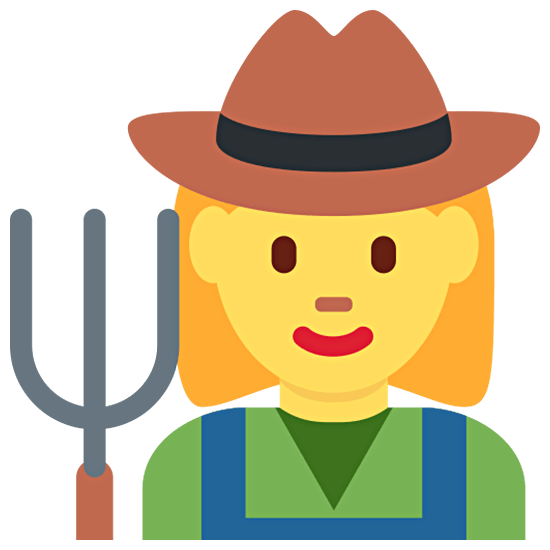 👩‍🌾 Emoji Agricultora en Twitter Twemoji 15.0.