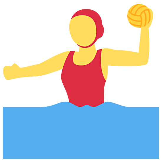 🤽‍♀️ Emoji Mujer Jugando Al Waterpolo en Twitter Twemoji 15.0.