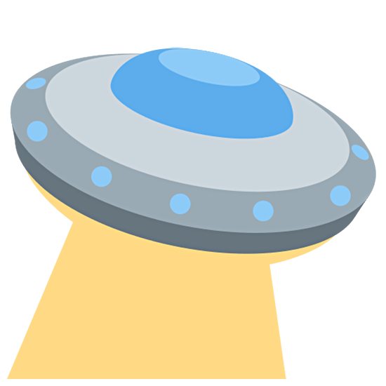 Emoji 🛸 Disco Volante su Twitter Twemoji 15.0.