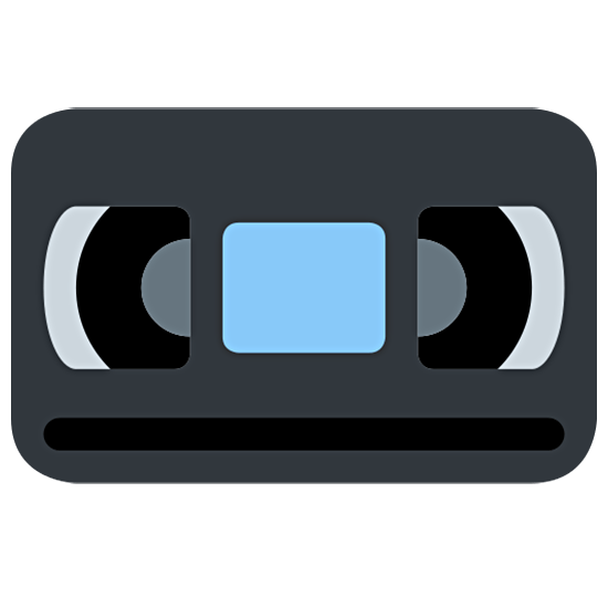 Emoji 📼 Videocassetta su Twitter Twemoji 15.0.