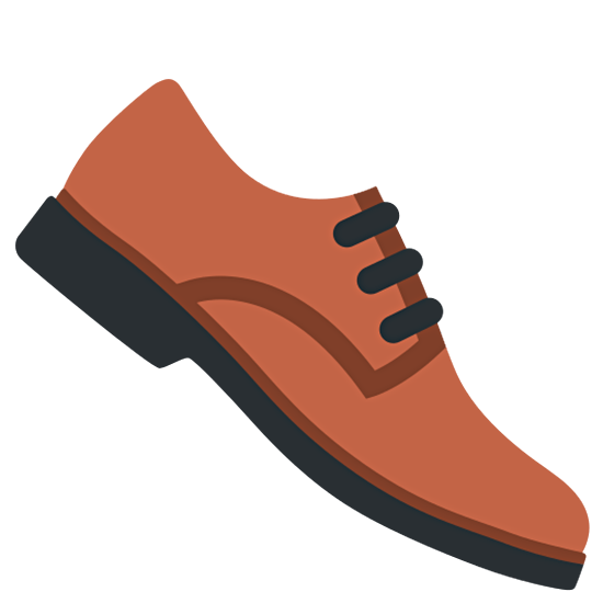 👞 Emoji Zapato De Hombre en Twitter Twemoji 15.0.