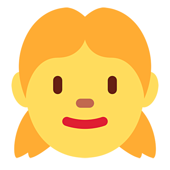 👧 Emoji Niña en Twitter Twemoji 15.0.