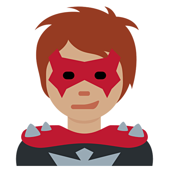 🦹🏽 Emoji Personaje De Supervillano: Tono De Piel Medio en Twitter Twemoji 15.0.