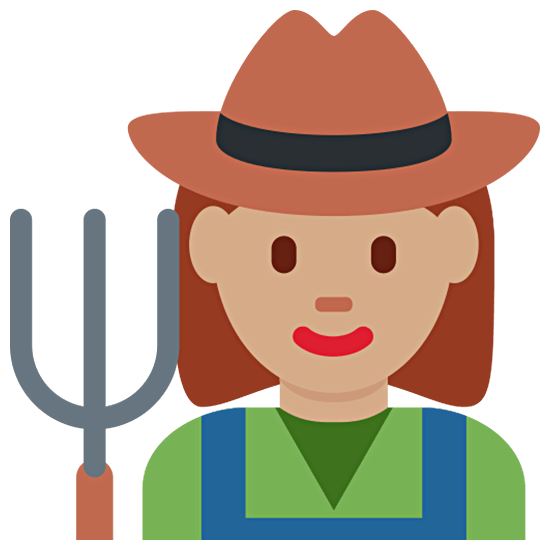 👩🏽‍🌾 Emoji Agricultora: Tono De Piel Medio en Twitter Twemoji 15.0.