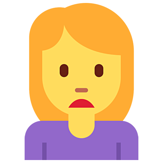 Emoji 🙍‍♀️ Donna Corrucciata su Twitter Twemoji 15.0.