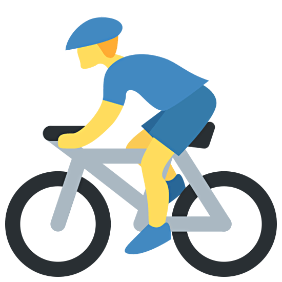Émoji 🚴‍♂️ Cycliste Homme sur Twitter Twemoji 15.0.