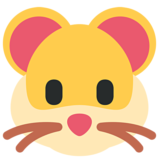 🐹 Emoji Rosto De Hamster na Twitter Twemoji 15.0.