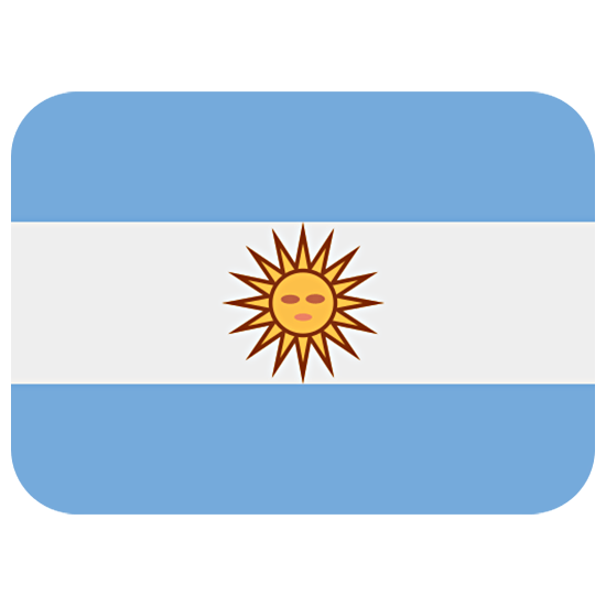 🇦🇷 Emoji Flagge: Argentinien Twitter Twemoji 15.0.