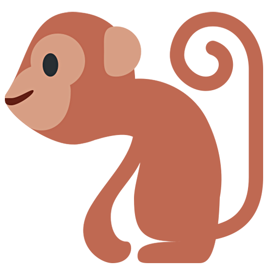 🐒 Emoji Macaco na Twitter Twemoji 15.0.