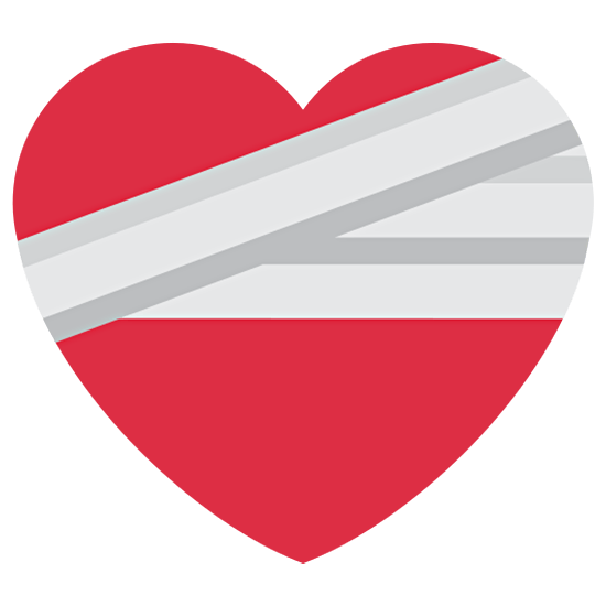 ❤️‍🩹 Emoji Reparando el corazón en Twitter Twemoji 15.0.