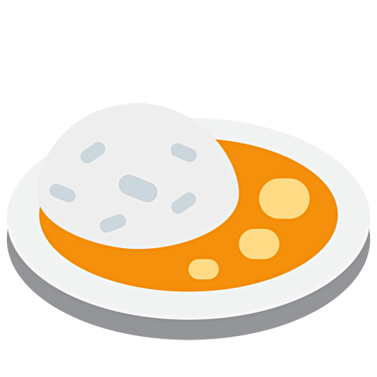 🍛 Emoji Reis mit Curry Twitter Twemoji 15.0.