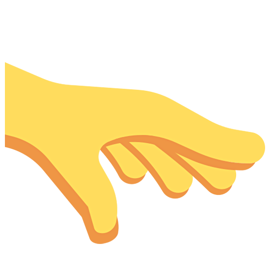 🫳 Emoji Handfläche Nach Unten Twitter Twemoji 15.0.