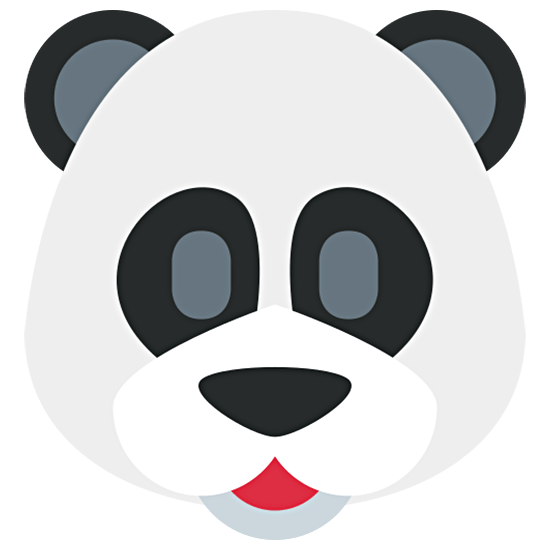 🐼 Emoji Panda en Twitter Twemoji 15.0.