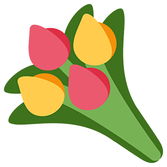 💐 Emoji Blumenstrauß Twitter Twemoji 15.0.