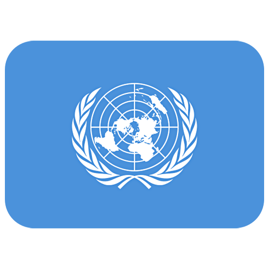 🇺🇳 Emoji Bandeira: Nações Unidas na Twitter Twemoji 15.0.