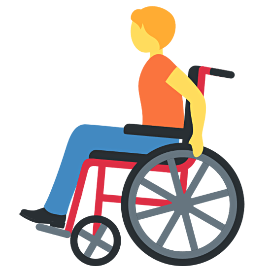 🧑‍🦽 Emoji Persona en silla de ruedas manual en Twitter Twemoji 15.0.