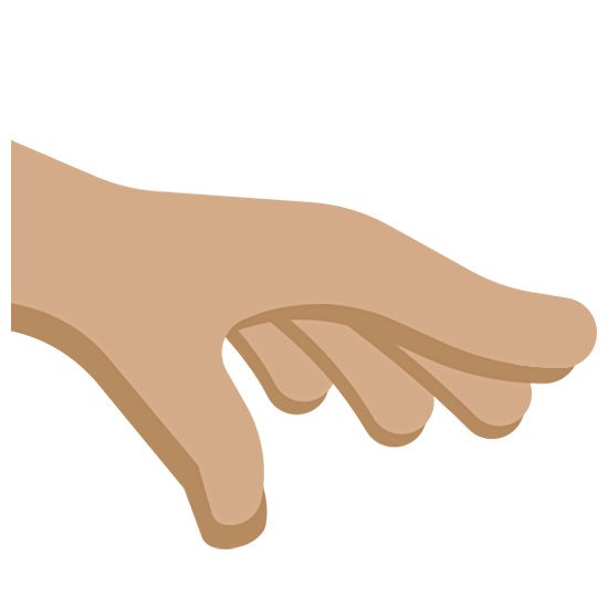 🫳🏽 Emoji Handfläche Nach Unten: mittlere Hautfarbe Twitter Twemoji 15.0.