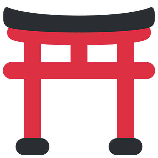 ⛩️ Emoji Santuário Japonês na Twitter Twemoji 15.0.