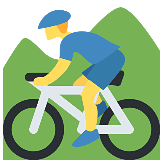 🚵‍♂️ Emoji Hombre En Bicicleta De Montaña en Twitter Twemoji 15.0.