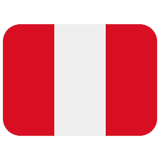 🇵🇪 Emoji Flagge: Peru Twitter Twemoji 15.0.