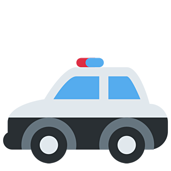 🚓 Emoji Viatura Policial na Twitter Twemoji 15.0.