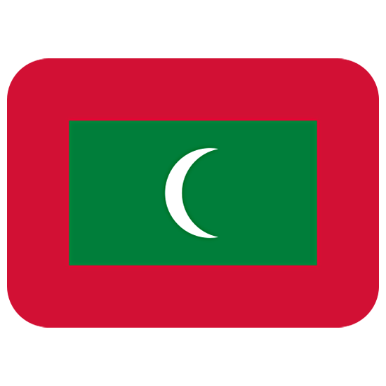 🇲🇻 Emoji Bandeira: Maldivas na Twitter Twemoji 15.0.