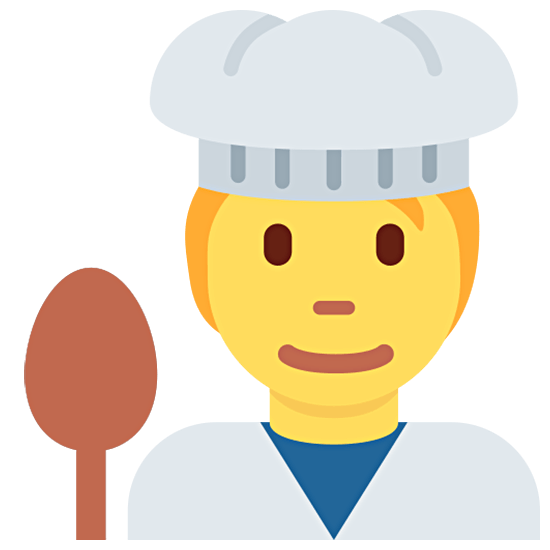 Émoji 🧑‍🍳 Cuisinier (tous Genres) sur Twitter Twemoji 15.0.