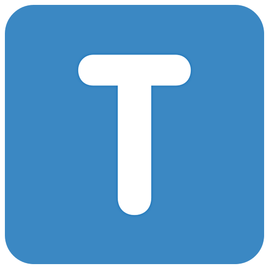 🇹 Emoji Indicador regional Símbolo Letra T en Twitter Twemoji 15.0.