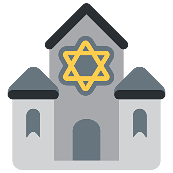 🕍 Emoji Sinagoga na Twitter Twemoji 15.0.