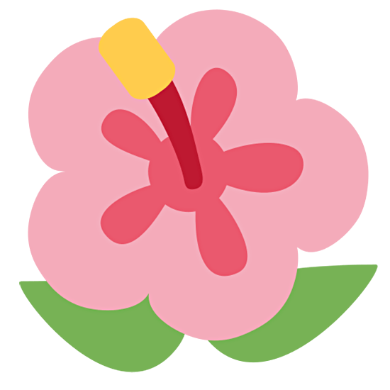 🌺 Emoji Flor De Hibisco en Twitter Twemoji 15.0.