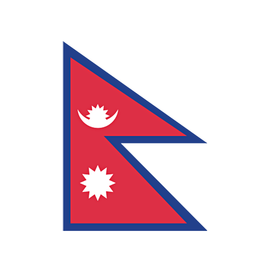 🇳🇵 Emoji Bandera: Nepal en Twitter Twemoji 15.0.