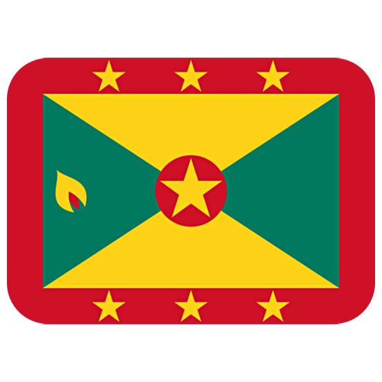 🇬🇩 Emoji Bandeira: Granada na Twitter Twemoji 15.0.