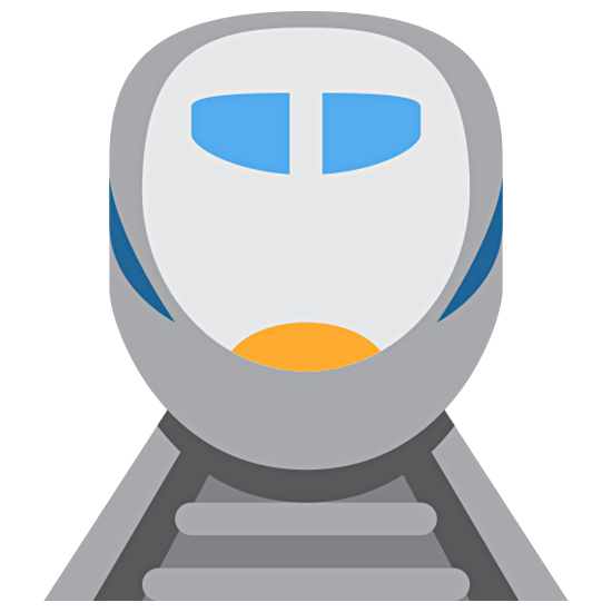 Emoji 🚆 Treno su Twitter Twemoji 15.0.