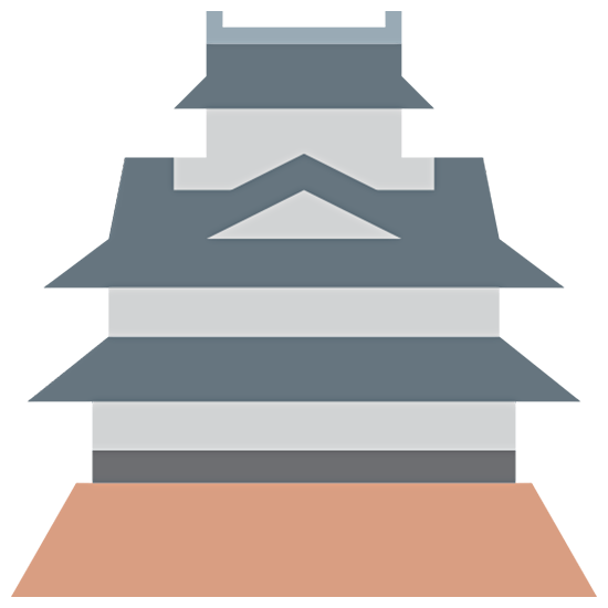 Émoji 🏯 Château Japonais sur Twitter Twemoji 15.0.