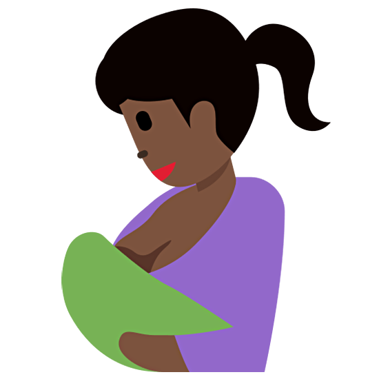 🤱🏿 Emoji Lactancia Materna: Tono De Piel Oscuro en Twitter Twemoji 15.0.