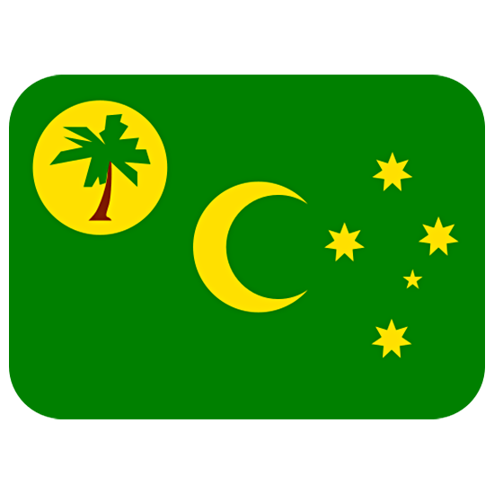 🇨🇨 Emoji Bandera: Islas Cocos en Twitter Twemoji 15.0.