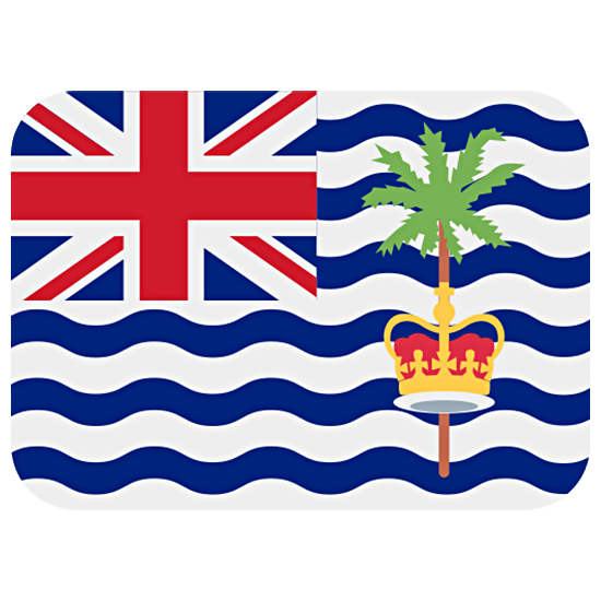 Emoji 🇮🇴 Bandiera: Territorio Britannico Dell’Oceano Indiano su Twitter Twemoji 15.0.