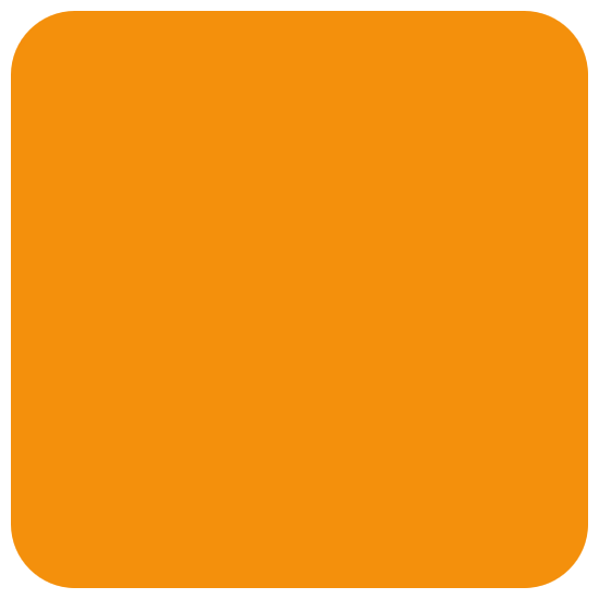 🟧 Emoji oranges Viereck Twitter Twemoji 15.0.