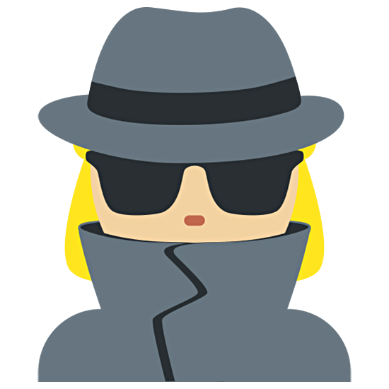 🕵🏼‍♀️ Emoji Detective Mujer: Tono De Piel Claro Medio en Twitter Twemoji 15.0.