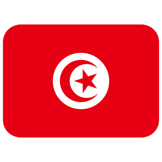 🇹🇳 Emoji Flagge: Tunesien Twitter Twemoji 15.0.