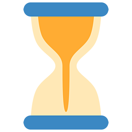 ⏳ Emoji Reloj De Arena Con Tiempo en Twitter Twemoji 15.0.