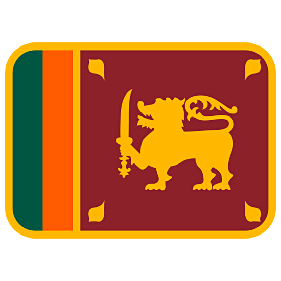 🇱🇰 Emoji Bandeira: Sri Lanka na Twitter Twemoji 15.0.