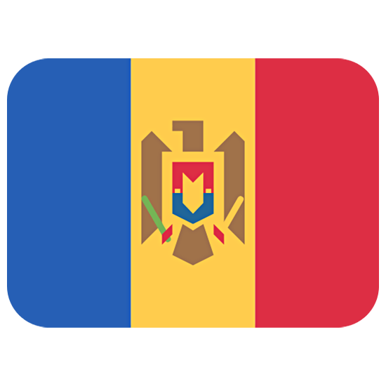 🇲🇩 Emoji Flagge: Republik Moldau Twitter Twemoji 15.0.