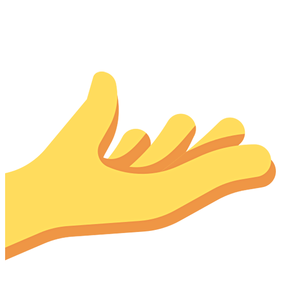 🫴 Emoji Handfläche Nach Oben Twitter Twemoji 15.0.