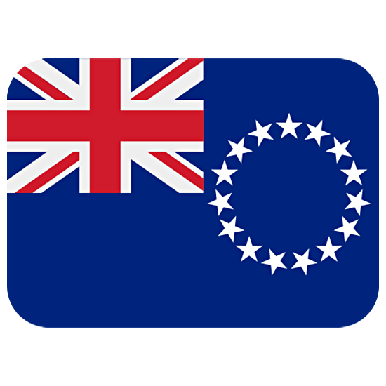 🇨🇰 Emoji Bandeira: Ilhas Cook na Twitter Twemoji 15.0.