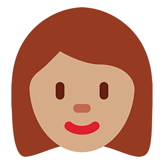 👩🏽 Emoji Mujer: Tono De Piel Medio en Twitter Twemoji 15.0.