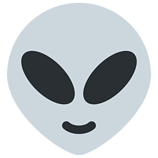👽 Emoji Alienígena en Twitter Twemoji 15.0.