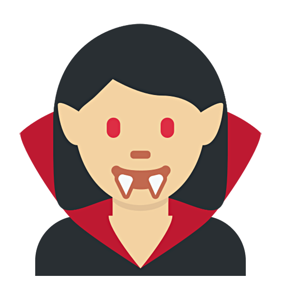 Emoji 🧛🏼‍♀️ Vampira: Carnagione Abbastanza Chiara su Twitter Twemoji 15.0.