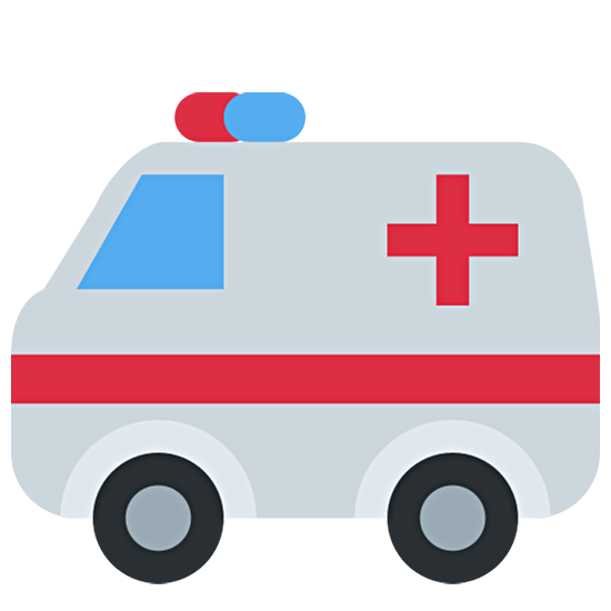 🚑 Emoji Ambulancia en Twitter Twemoji 15.0.