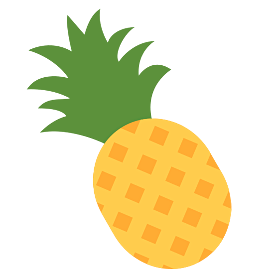Émoji 🍍 Ananas sur Twitter Twemoji 15.0.